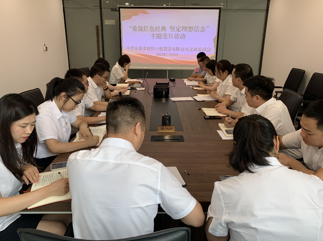 財(cái)信小貸黨支部開展《建黨偉業(yè)》紅色觀影活動